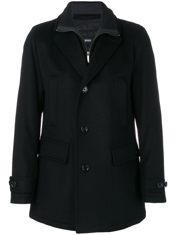 Boss Hugo Boss Layered Coat - Black