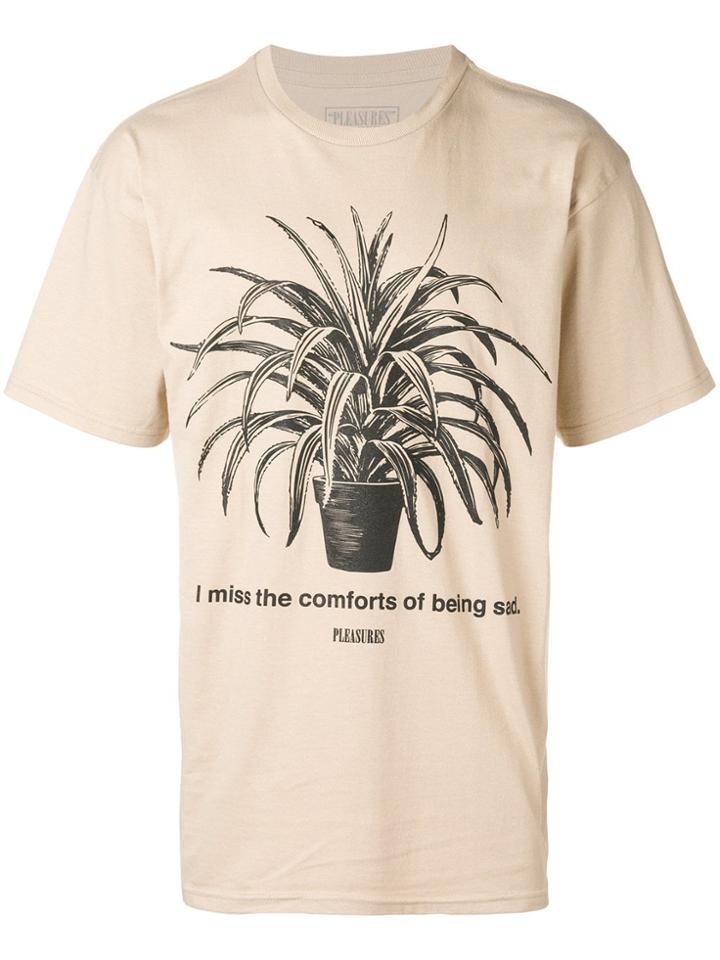 Pleasures Comforts Printed T-shirt - Nude & Neutrals