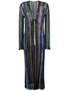 Missoni Striped Long Cardigan - Blue