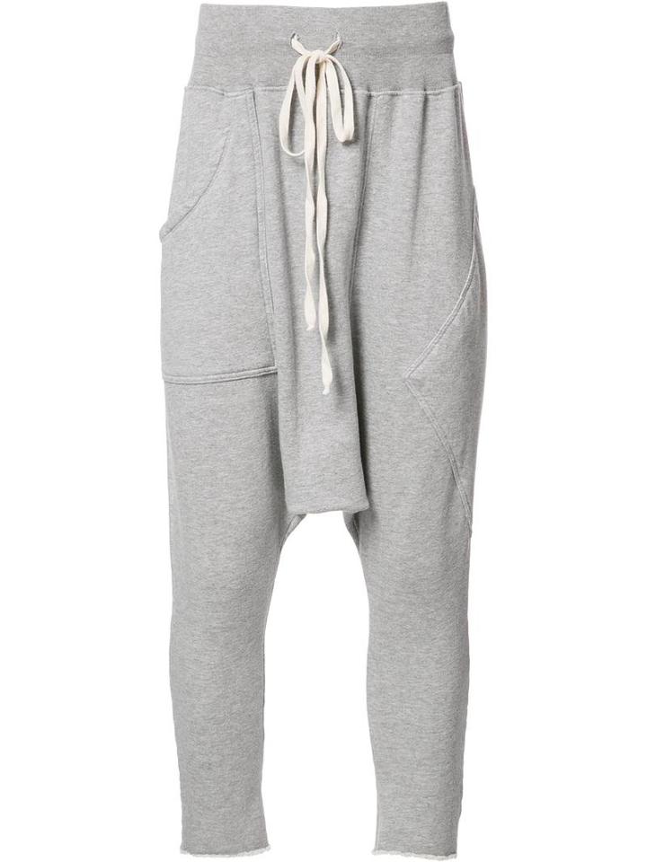 The Squad Drop-crotch Track Pants, Men's, Size: Medium, Grey, Cotton/spandex/elastane