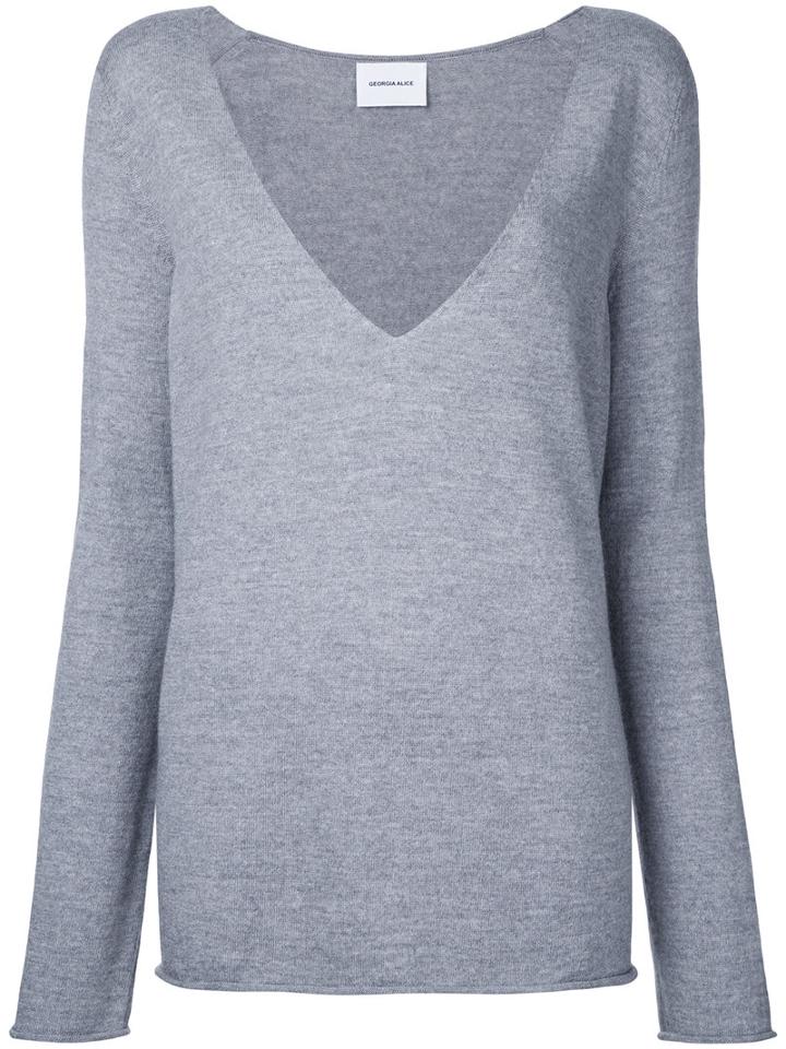 Georgia Alice - Daily Sweater - Women - Merino - 10, Grey, Merino