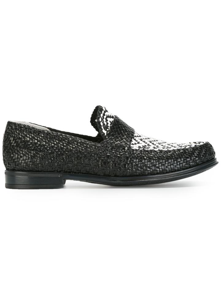 Dolce & Gabbana Woven Loafers - White