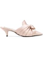 Nº21 Kitten Heel Slippers - Neutrals