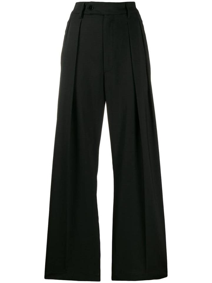 Barena High-waisted Palazzo Trousers - Grey