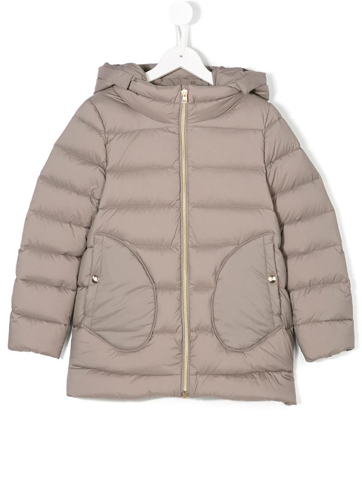 Herno Kids - Padded Jacket - Kids - Polyamide/spandex/elastane - 10 Yrs, Brown