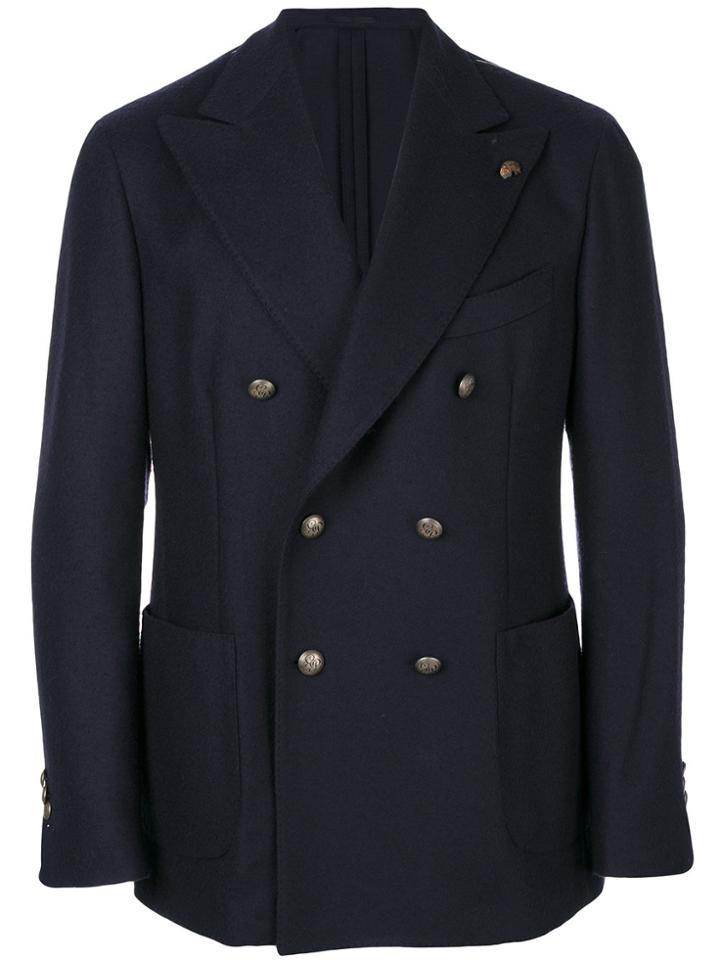 Gabriele Pasini Double Breasted Blazer - Blue