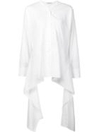 Tome Lateral Straps Shirt, Women's, Size: 0, White, Cotton