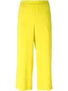 P.a.r.o.s.h. - Wide-leg Trousers - Women - Polyester - L, Yellow/orange, Polyester
