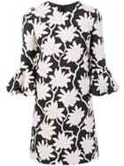 Valentino Floral Print Shift Dress - Multicolour