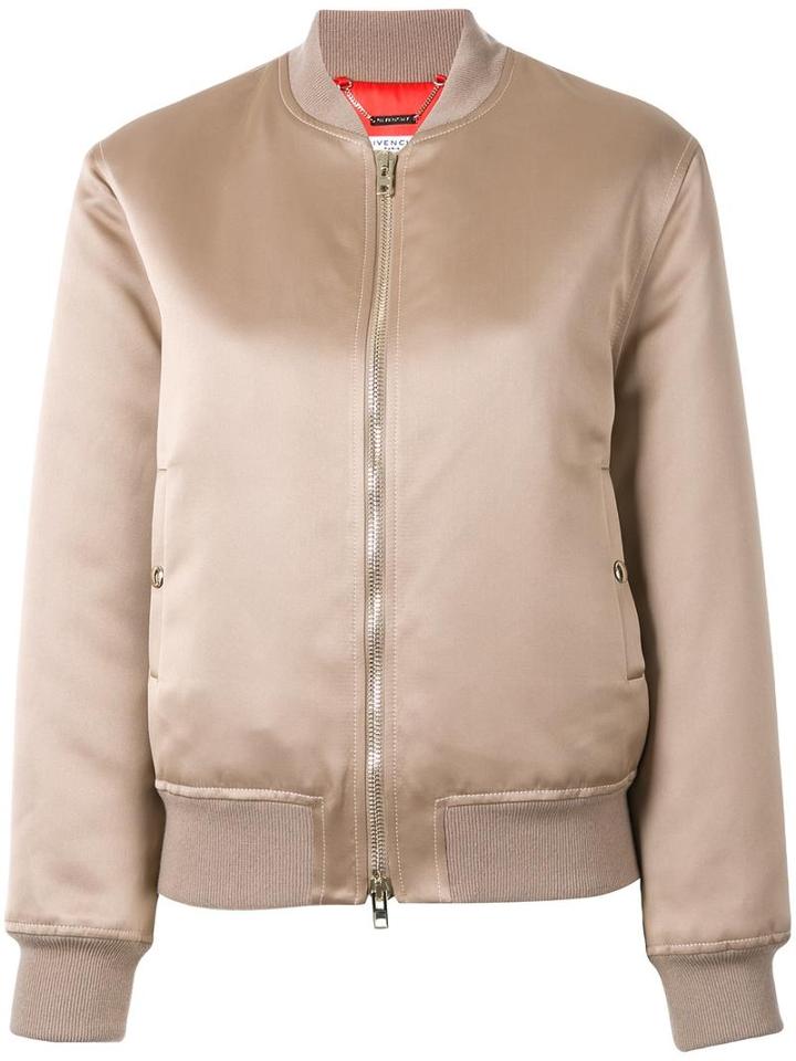 Givenchy Classic Bomber Jacket, Women's, Size: 38, Polyamide/polyester/wool