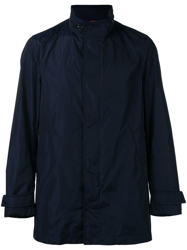 Fay Lightweight Rain Jacket, Men's, Size: Medium, Blue, Polyamide/polyester