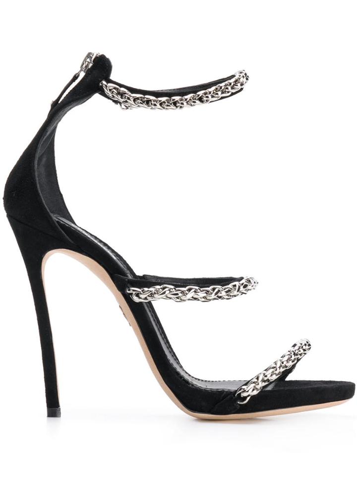 Dsquared2 Chain Strappy Sandals - Black