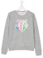 Little Marc Jacobs Sequin Logo Sweatshirt - Grey