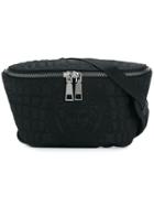 Versace Stitched Medusa Waist Bag - Black