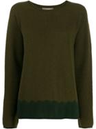 Suzusan Relaxed-fit Cashmere Jumper - Green