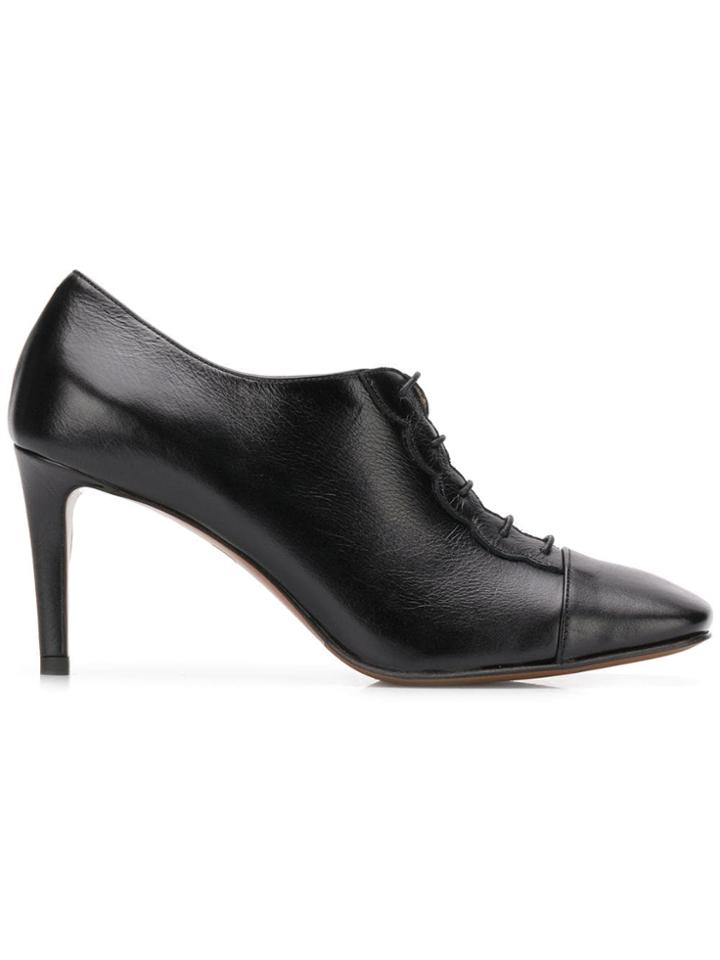 L'autre Chose Francesina In Pelle Nera - Black