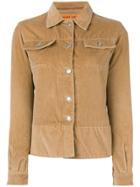 Helmut Lang Vintage Velvet Buttoned Jacket - Brown