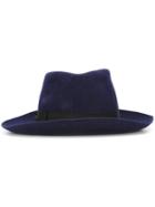 Borsalino Felt Hat, Women's, Size: 56, Blue, Wool Felt