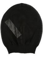 Rick Owens - Sheer Beanie Hat - Women - Cotton/polyamide - One Size, Black, Cotton/polyamide