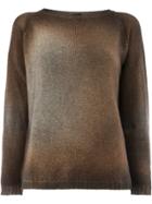 Avant Toi Overdyed Sweater - Brown