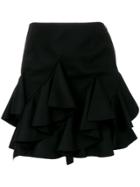 Pascal Millet Ruffled Mini Skirt - Black