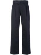 Gosha Rubchinskiy Structured High Waisted Trousers - Blue