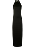 Tufi Duek Embellished Neck Gown - Black