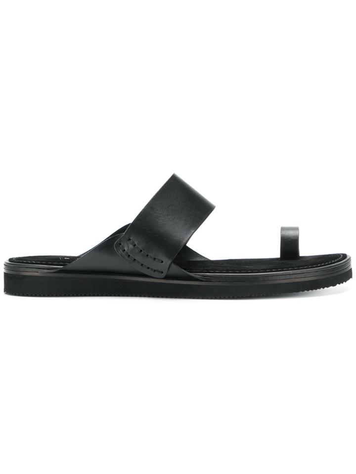 Ann Demeulemeester Blanche Slip-on Sandals - Black