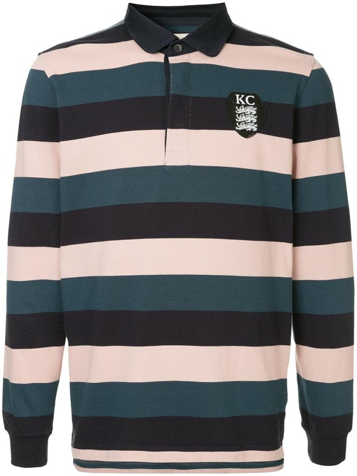 Kent & Curwen Long-sleeved Logo Polo Shirt - Multicolour