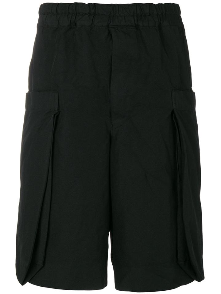 Comme Des Garçons Homme Plus Oversize Pocket Shorts - Black