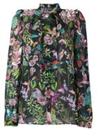 Just Cavalli Pussy-bow Fastening Blouse - Multicolour