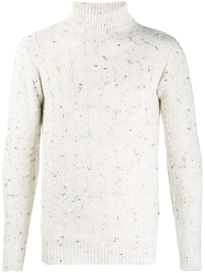 Daniele Alessandrini Turtle Neck Jumper - Neutrals