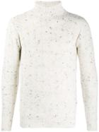 Daniele Alessandrini Turtle Neck Jumper - Neutrals