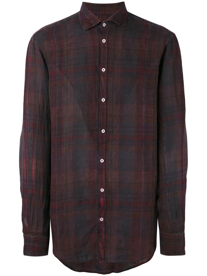 Massimo Alba Check 'canary' Shirt - Multicolour