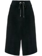 No Ka' Oi Side Stripes Long Shorts - Black