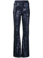 P.a.r.o.s.h. Sequin Bootcut Trousers - Blue
