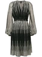 Giambattista Valli Short Dotted Dress - Black