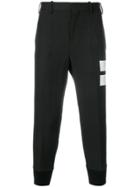 Neil Barrett Techno Cuffed Taped Trousers - Black
