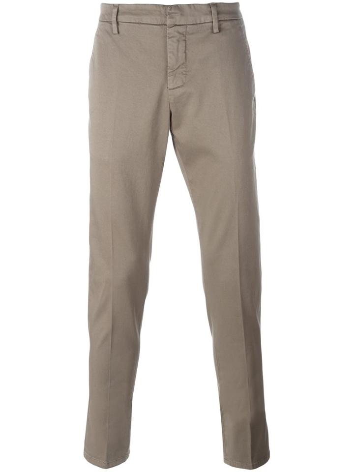 Dondup 'gaubert' Trousers, Men's, Size: 30, Nude/neutrals, Cotton/spandex/elastane