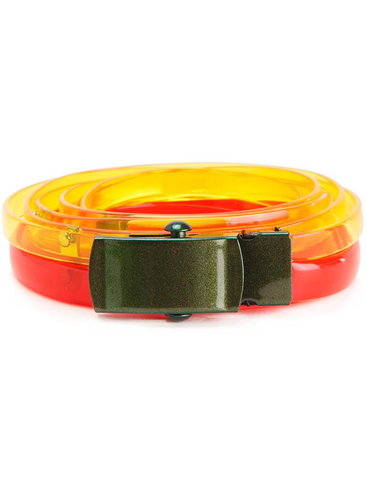 G.v.g.v. - Narrow Gi Belt - Women - Brass/pvc - One Size, Women's, Brass/pvc