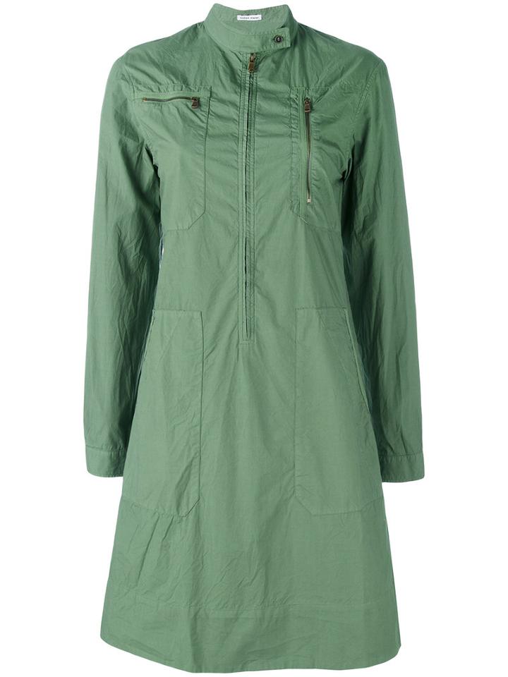 Tomas Maier - Shirt Dress - Women - Cotton - 6, Green, Cotton