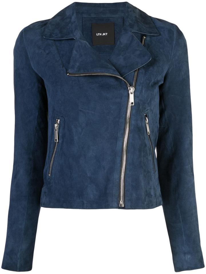 Lth Jkt Flo Moto Jacket - Blue