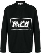 Mcq Alexander Mcqueen Logo Polo Shirt - Black