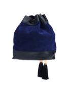Lizzie Fortunato Jewels Drawstring Bucket Cross Body Bag, Women's, Blue