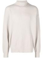 Bottega Veneta Cashmere Rib Pullover - Neutrals