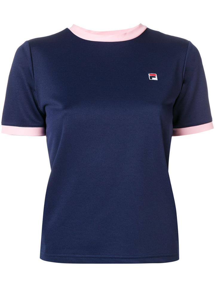 Fila Contrast Logo T-shirt - Blue