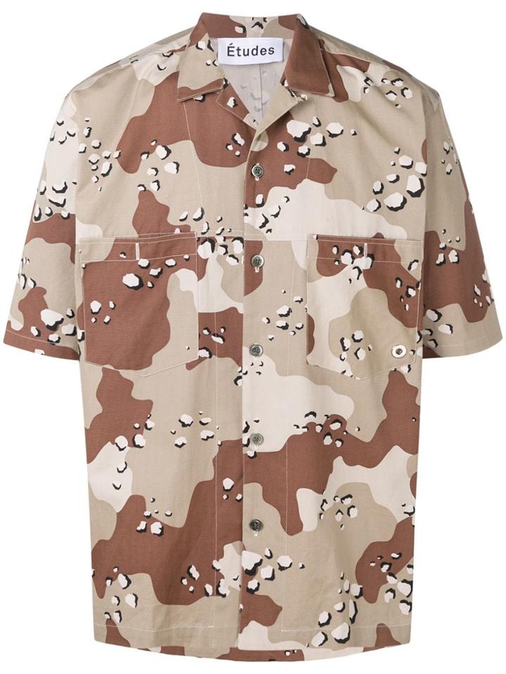 Études Valley Canvas Shirtc - Brown