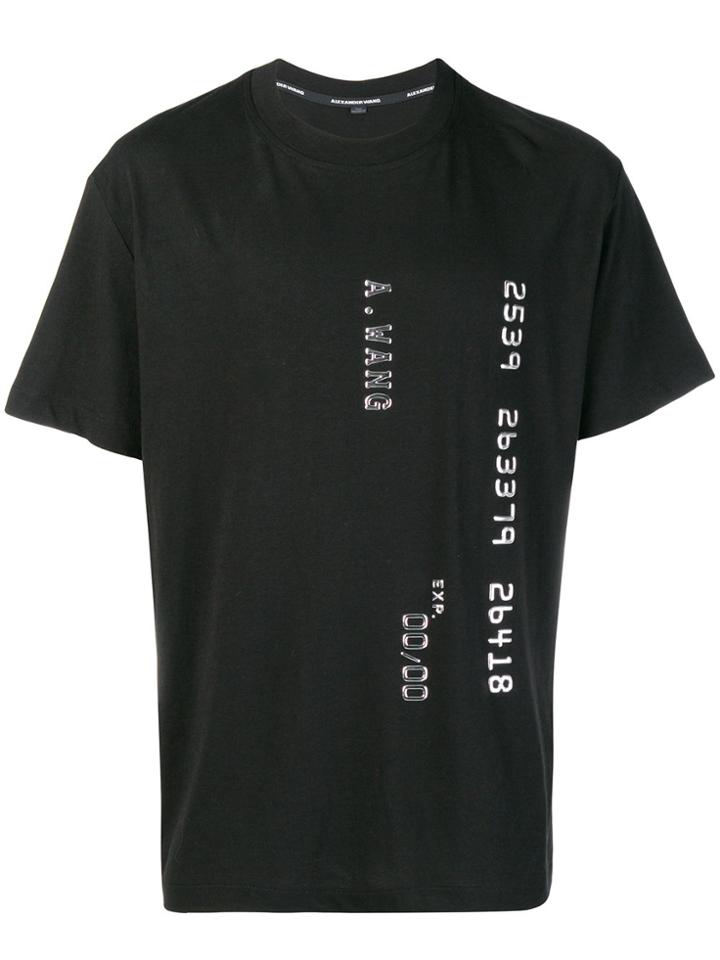 Alexander Wang Credit Card T-shirt - Black