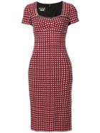 Boutique Moschino Fitted Midi Dress - Multicolour