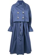 Eudon Choi Giovanna Trench Dress - Blue